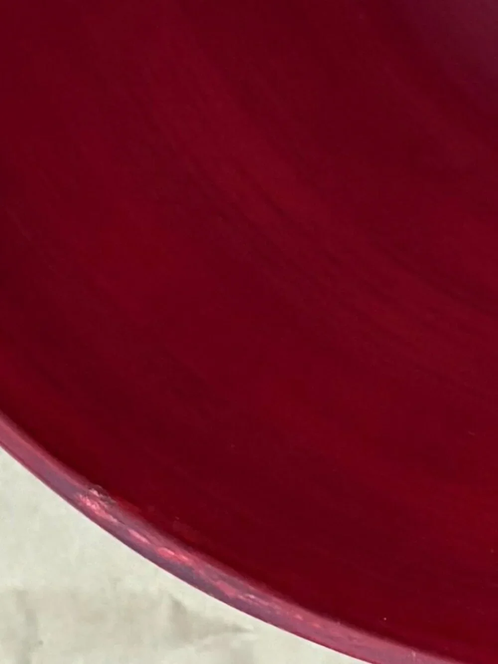 NWOT Crate & Barrel Dark Red Large Round Salad Serving Bowl Set
